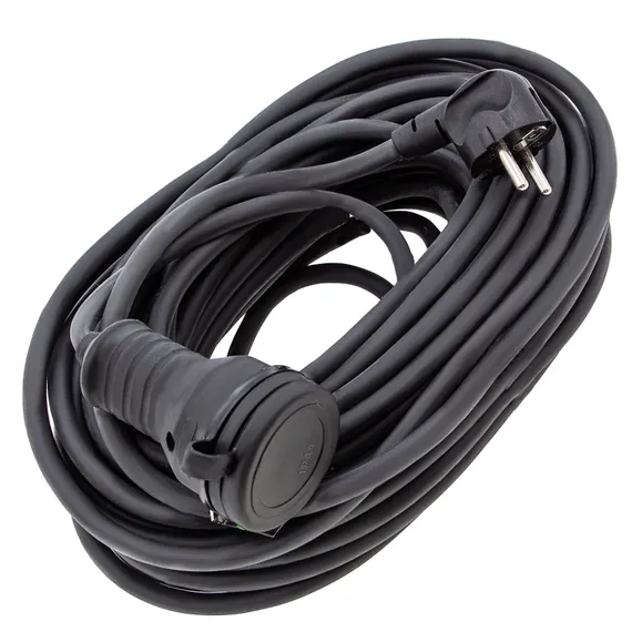 Удлинитель силовой 20 м, 16 А, тип УХз16, КГ 3 x 1.5 мм, 1 розетка, Сибртех