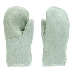 Рукавицы утепленные, брезентовые, огнеупорные, ватин, 2 размер Сибртех