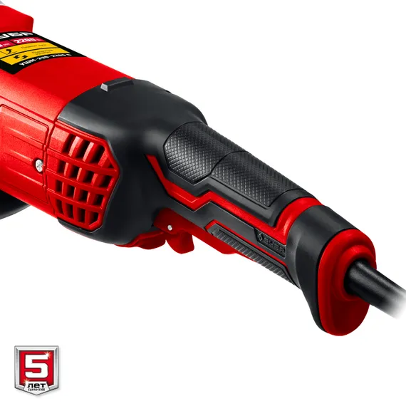 УШМ, (болгарка) электрическая, ЗУБР 2200 Вт, d230 мм, (УШМ-230-2205 П)