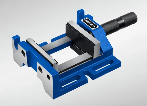 ЗУБР 100 мм, трехсторонние станочные сверлильные тиски, Профессионал (32723)