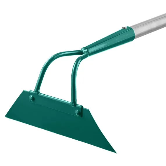 GRINDA PH-215 ALU, 215 х 65 х 1465 мм, трапециевидный профиль, углеродистая сталь, антикор. покрытие, алюминиевый черенок, мотыга, PROLine (39595)