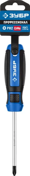 ЗУБР PH2 x 100 мм, отвёртка, Профессионал (25232-2)