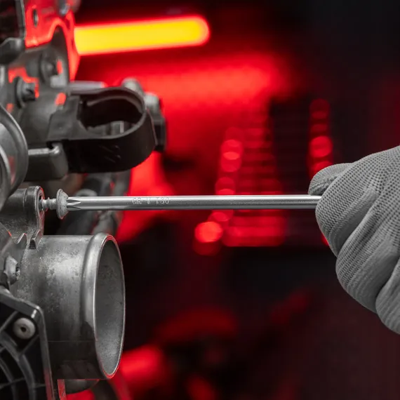 Набор ключей имбусовых Torx , 9 шт, T10-T50, CrV, удлиненных, с сатиновым покрытием Matrix