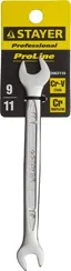STAYER 9 x 11 мм, рожковый гаечный ключ, Professional (27035-09-11)