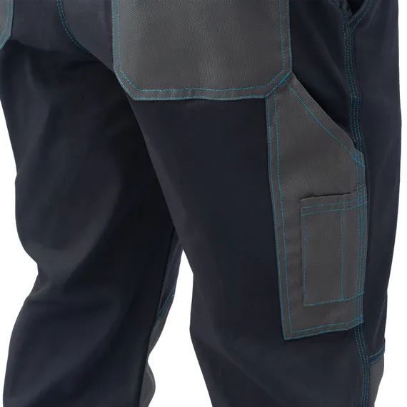 Полукомбинезон профессиональный рабочий, 97% хлопок 3% спандекс, XL Gross