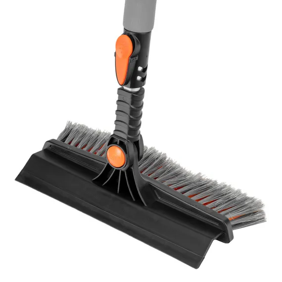 Щетка-сметка для снега со скребком телескопическая 900-1300 мм Stels