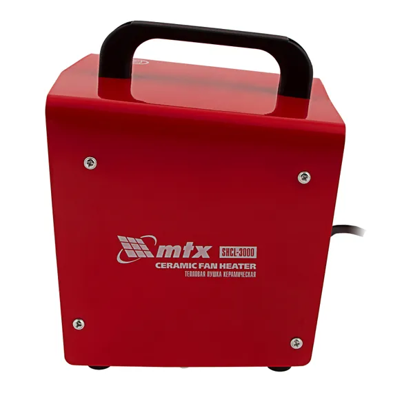 Тепловая пушка керамическая SHCL-3000, квадратная, 230 В, 480 м3/ч, 1/3 кВт MTX