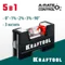 KRAFTOOL A-RATE CONTROL, 5 в 1, компактный магнитный уровень (34787)