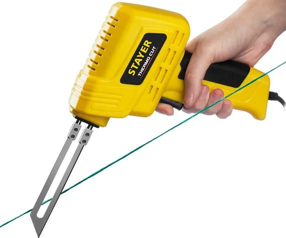 STAYER Thermo cut, 150 Вт, в наборе: 2 ножа, быстрый рез пенопласта + пластика, прибор для терморезки (45255-H2)