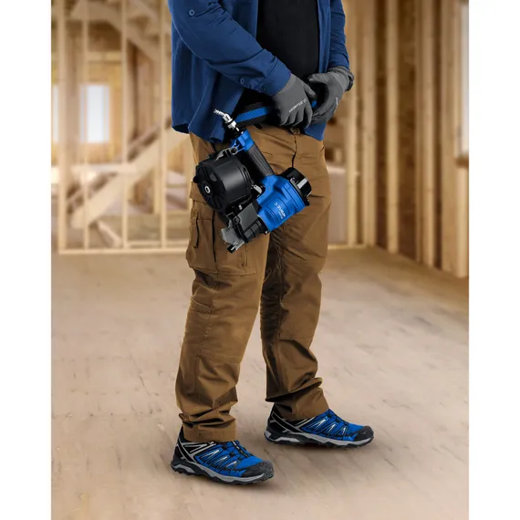 ЗУБР CNW-90, пневматический нейлер для барабанных гвоздей ЗУБР CNW (45-90 мм), Профессионал (31914)