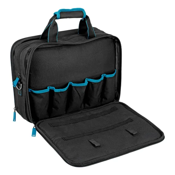 Сумка для инструмента Meister, 31 карман, отсек для ноутБука, наплечный ремень, 400 х 170 х 300 мм Gross