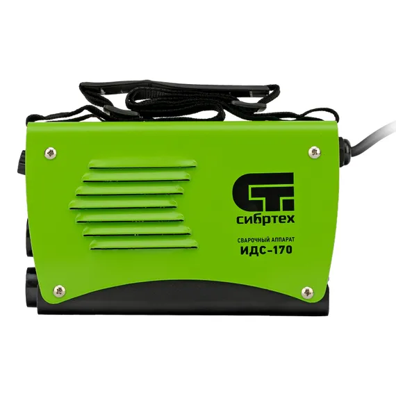 Аппарат инверторный дуговой сварки ИДС-170, 170 А, ПВ 80%, диаметр электрода 1.6-3.2 мм Сибртех