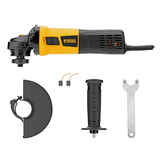 Углошлифовальная машина AGD125-1000, 1000 Вт, 125 мм, 3000-10000 об/мин Denzel