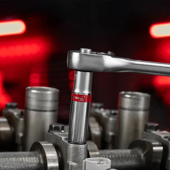 Набор удлиненных торцевых головок 1/4", 6 гранные, CrV, 4-13мм, 10 штук Matrix