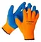 ЗУБР УРАЛ, S-M, акриловые перчатки сигнального цвета, рельефное латексное покрытие, утеплённые, 10 класс, Профессионал (11465-S)