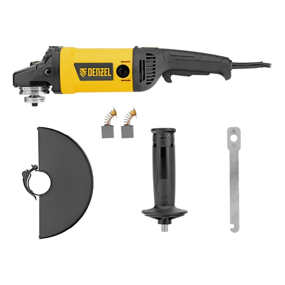 Углошлифовальная машина AGL230-2600, 2600 Вт, 230 мм, 6600 об/мин Denzel