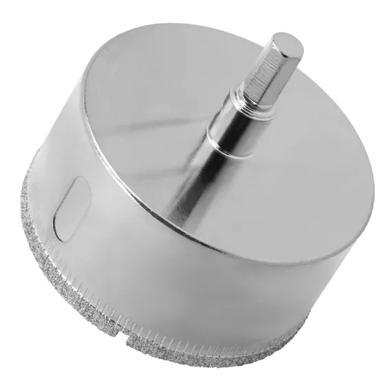 Сверло по керамической плитке и стеклу, 60 х 55 мм, шестигранный хвостовик, с центрующим сверлом Сибртех