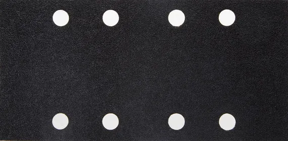 Лист шлиф. универсал. URAGAN ″Оптимален для твердых пород дерева″ 8 отверстий по линии, для ПШМ, P100, 80х166мм, 50шт