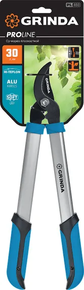 GRINDA PL-460, длина 460 мм, лезвия из высокоуглеродистой закаленной стали, алюминиевые рукоятки, малый плоскостной сучкорез, PROLine (424518)