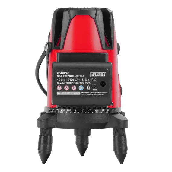 Лазерный уровень MFL GREEN, 30 м, зеленый луч, акк. Li 2400 mAh, сумка, резьба 5/8" MTX