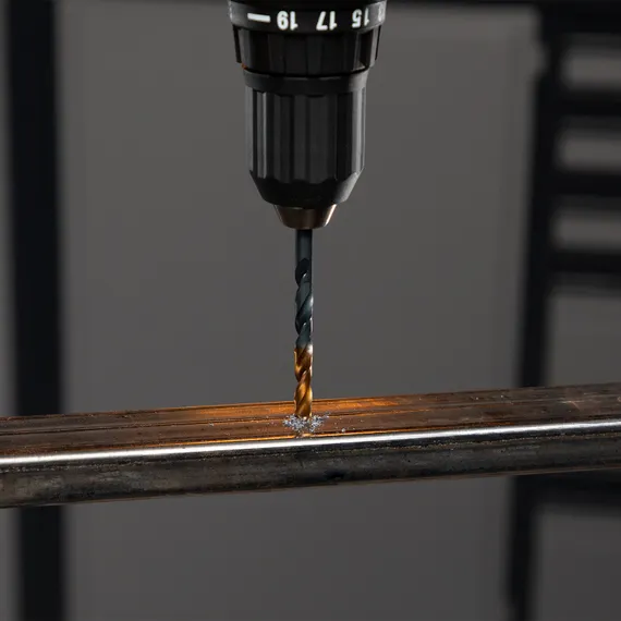 Набор сверл по металлу, 1,5-6,5 мм, HSS-Tin, Golden Tip, 13 шт Denzel