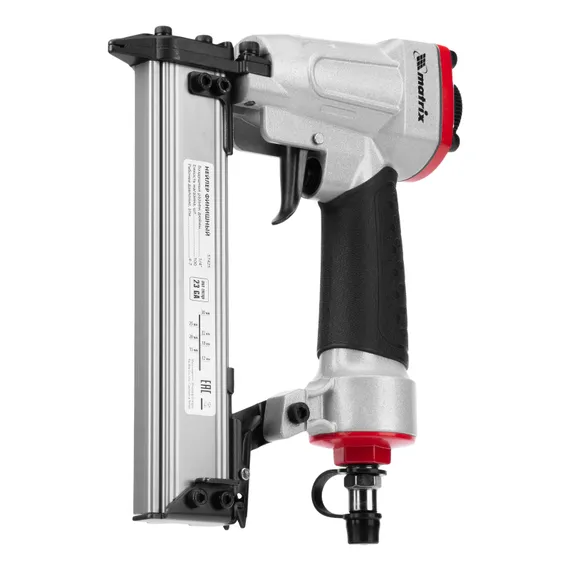 Нейлер финишный, шпилькозабивной пистолет, пневматический, гвоздь 23GA D 0.64 мм  длина 10-30 мм Matrix