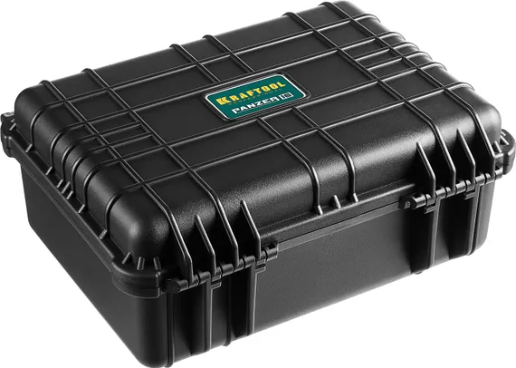 KRAFTOOL PANZER-16, 400 х 330 х 170 мм, (16″), IP55, ударопрочный пластиковый ящик (38251-16)
