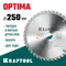 KRAFTOOL Optima, 250 х 32 мм, 40Т, пильный диск по дереву (36951-250-32)
