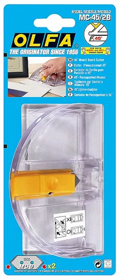 OLFA Mount Cutter, для резки под углом 45°, 20 мм, нож (OL-MC-45/2B)