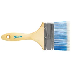 Кисть плоская "Евро" 4", искусственная щетина, деревянная ручка MTX