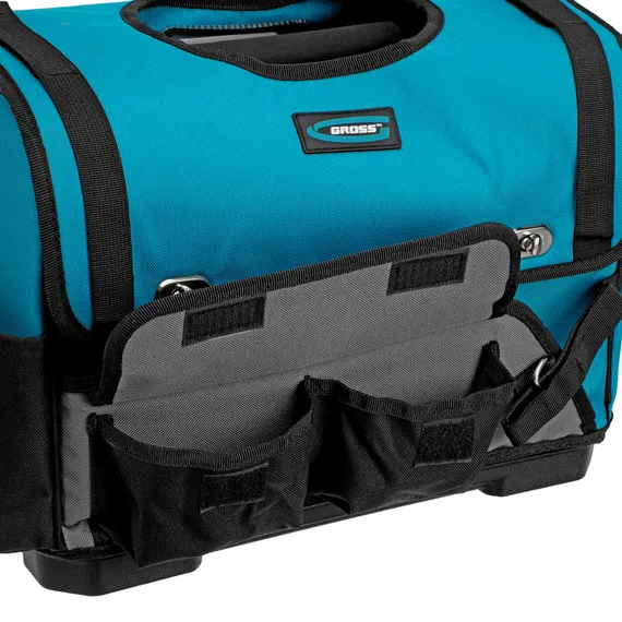 Переноска для инструмента, 400х225х300мм, пластиковое дно, наплечный ремень Gross