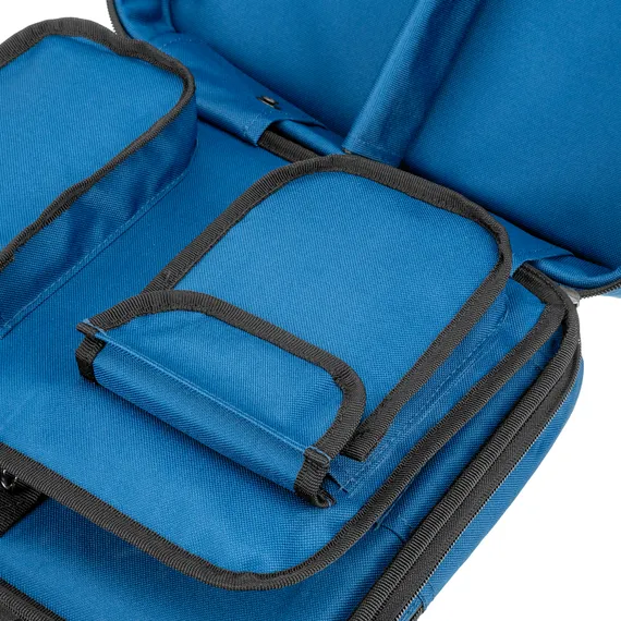 Кейс монтера, 365х300х110 мм, 10 карманов, наплечный ремень Сибртех