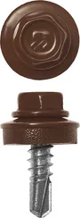 ЗУБР СКМ 8017, 25 х 5.5 мм, шок.-коричн., 420 шт (2,16 кг.), кровельный саморез, Профессионал (4-300315-55-025-8017)
