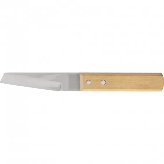 Нож хозяйственный, многоцелевой, деревянная рукоятка Сибртех