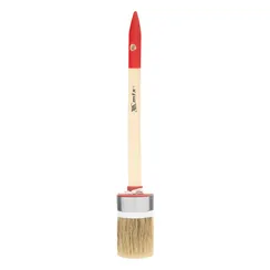 Кисть круглая, Профи №8 (35 мм) натуральная щетина, деревянная ручка MTX