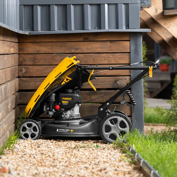 Газонокосилка бензиновая GLR-510SP-ZS, 171 см3, ширина 51 см, привод, травосборник 65 л Denzel