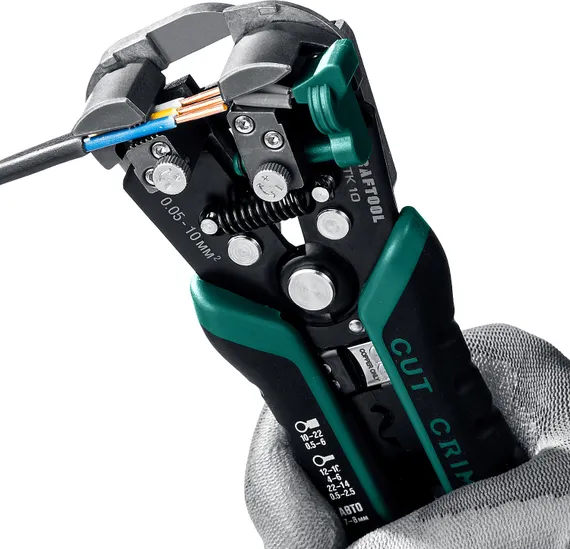 KRAFTOOL TK-10, 0.05 - 10 мм2, автоматический стриппер (22639)