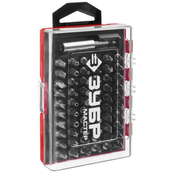 ЗУБР MX-61, 61 шт, набор бит с адаптером (26089-H61)