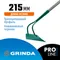 GRINDA PH-215 ALU, 215 х 65 х 1465 мм, трапециевидный профиль, углеродистая сталь, антикор. покрытие, алюминиевый черенок, мотыга, PROLine (39595)