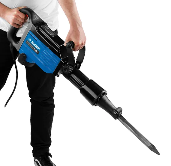 Отбойный молоток ЗУБР Бетонолом 50 Дж 2000 Вт АВТ HEX-28 Профессионал (ЗМ-50-2000 ВК)