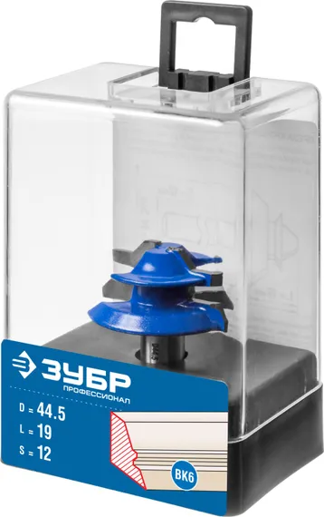 ЗУБР 44.5 x 21 мм, фреза кромочная для углового сращивания, Профессионал (28724-44.5)