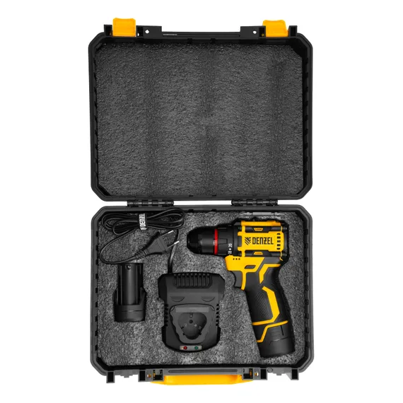 Дрель-шуруповерт аккумуляторная бесщет. CDH-BL-12, Li-Ion, 12 В// Denzel