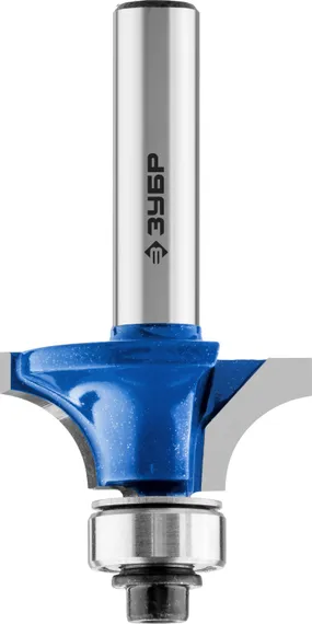 ЗУБР 28.6 x 12.7 мм, радиус 8 мм, фреза кромочная калевочная №1, Профессионал (28701-28.6)