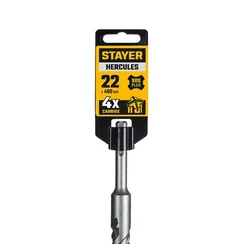 STAYER HERCULES-4Х 22x460 мм, SDS-plus бур (29290-460-22)