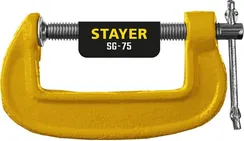 STAYER SG-75, 75 мм, чугунная струбцина G (3215-075)