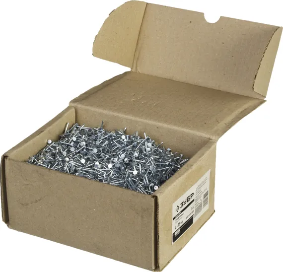 ЗУБР ГОСТ 4029-63, 25 x 2 мм, цинк, 5 кг, толевые гвозди (305210-20-025)