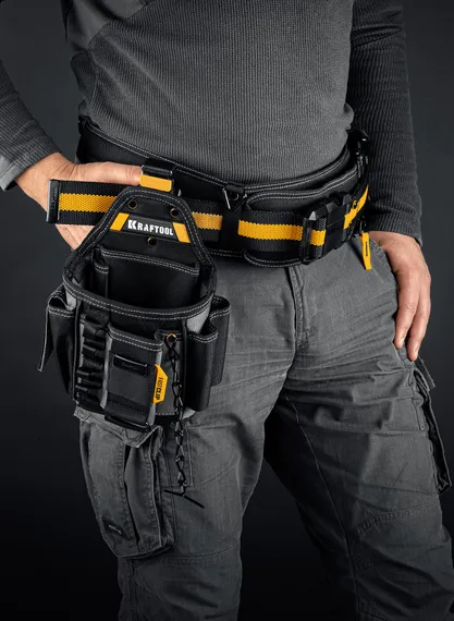 KRAFTOOL KP-13E поясная сумка с быстросъёмным креплением FastClip, 280 х 200 мм (38772)