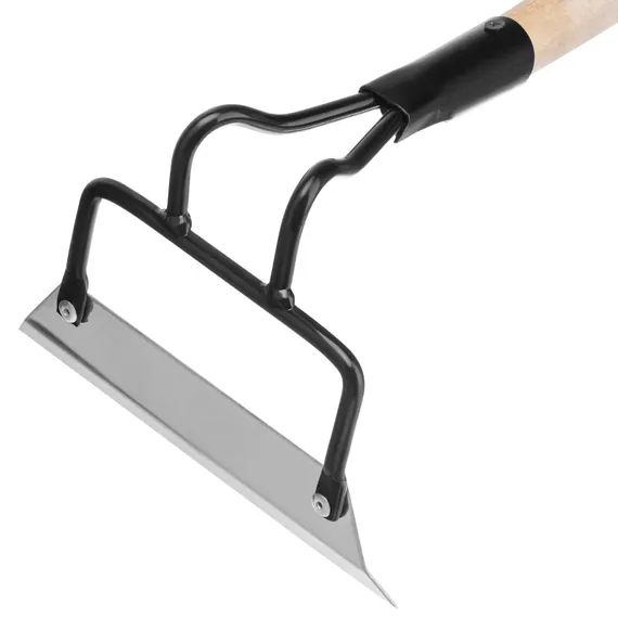 Мотыга, нержавеющая сталь, 200 х 50 х 1300 мм, деревянный черенок, Сибртех