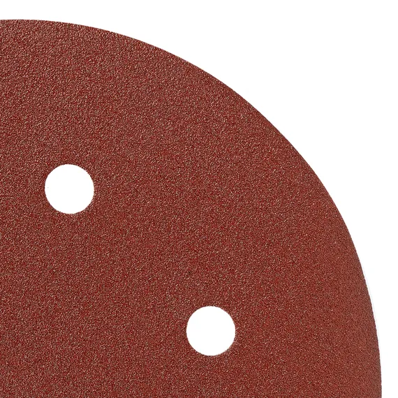 Круг абразивный на ворсовой подложке под "липучку", перфорированный, P 220, 150 мм, 5 шт Matrix