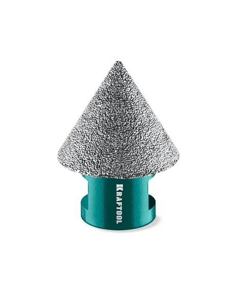 KRAFTOOL VS DIAMOND d 2-38 мм, М14, Вакуумная алмазная фреза конусная (29812-02-38)